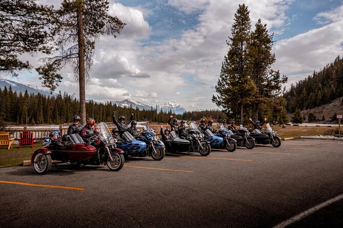 Book Jasper Icefields Parkway Sidecar Ride and Champagne Helicopter Flight